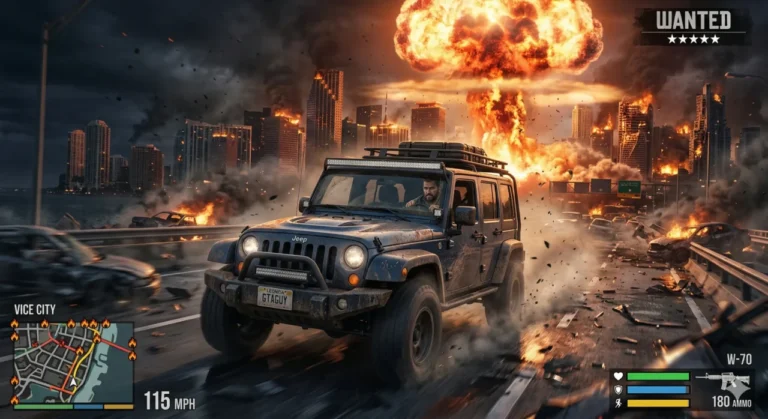 carro-em-alta-velocidade-fugindo-de-explosao-de-bomba-atomica