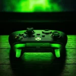 controle-xbox-escuro-misterio-luz-tv-verde