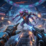 jogador-oculos-vr-frente-monstro-alienigena-arena-batalha