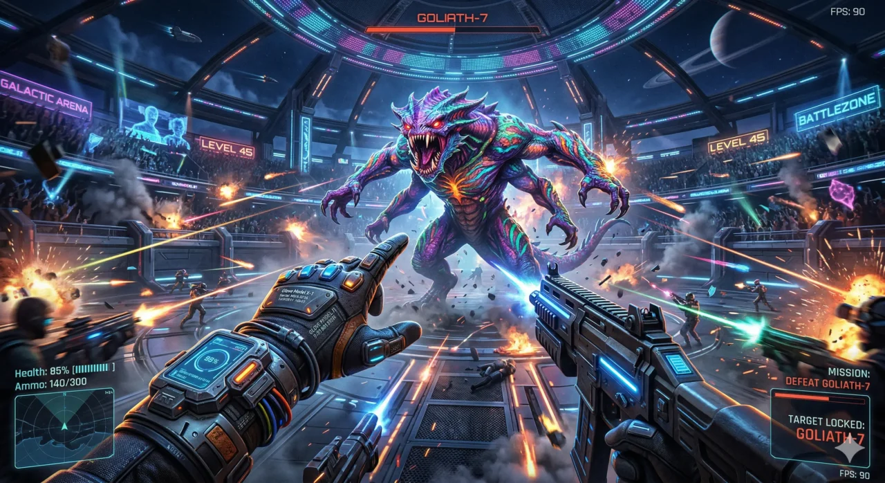 jogador-oculos-vr-frente-monstro-alienigena-arena-batalha