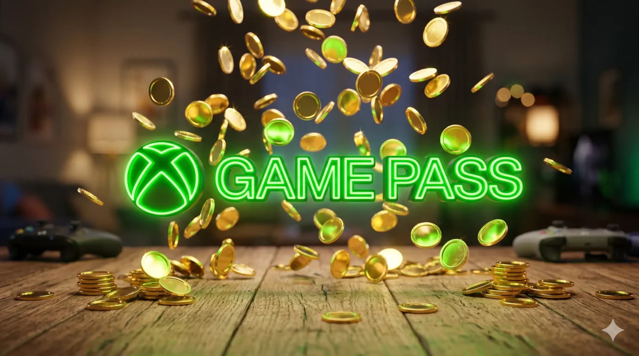 logo-xbox-game-pass-verde-brilhante-moedas-dinheiro-desconto-1200px
