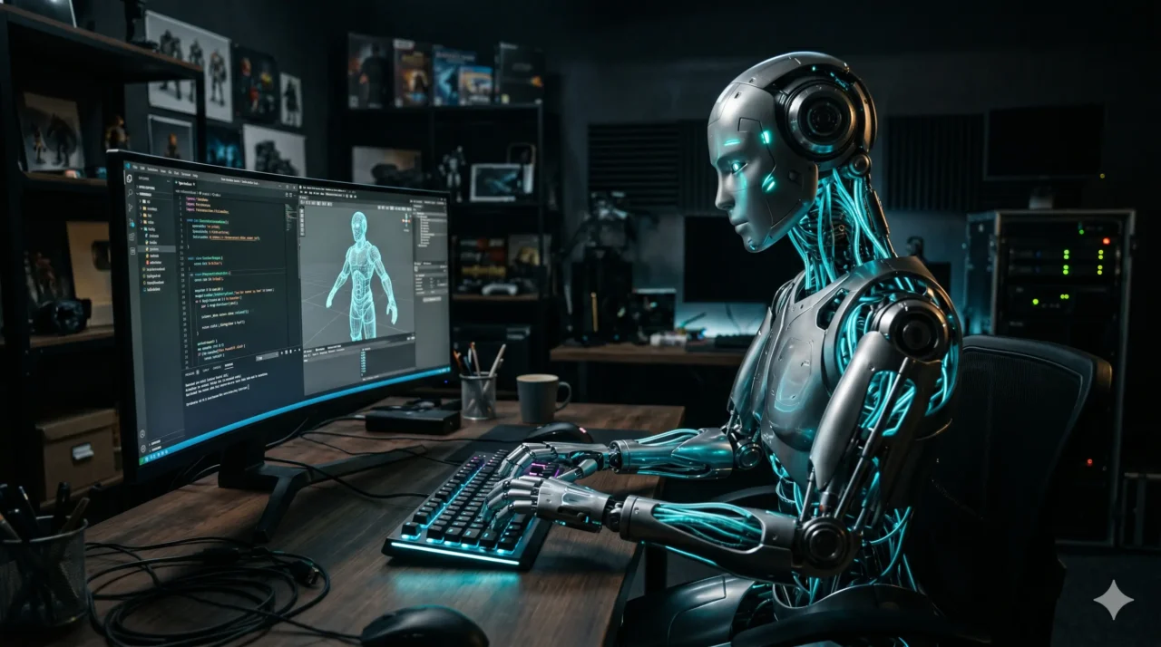 robo-inteligencia-artificial-programando-jogo-computador-estudio-secreto-1200px