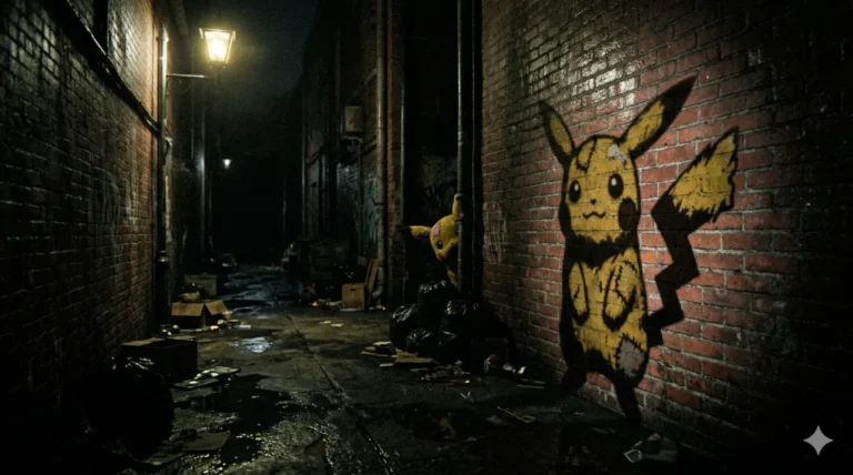 sombra-monstrinho-fantasia-pikachu-rua-escura-misterio